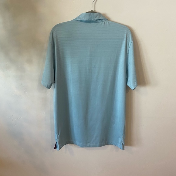 Red house blue polo golf shirt - Picture 2 of 4